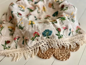 Image of Embroidered Floral Garden Layer 