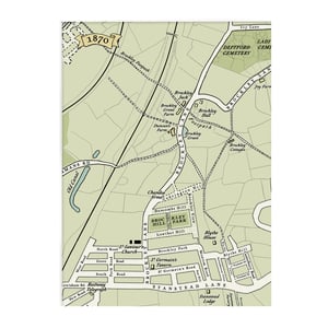 Image of One Hundred Years Map trio – Crofton Park - Honor Oak Park - SE4 - SE23