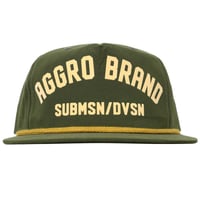 Image 3 of AGGRO BRAND "RIDDIM" 5 Panel Snapback Hat