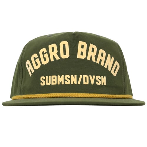 Image of AGGRO BRAND "RIDDIM" 5 Panel Snapback Hat