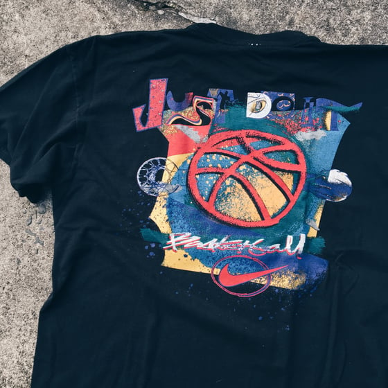 Image of Original 90’s Nike Abstract Basketball Tee.