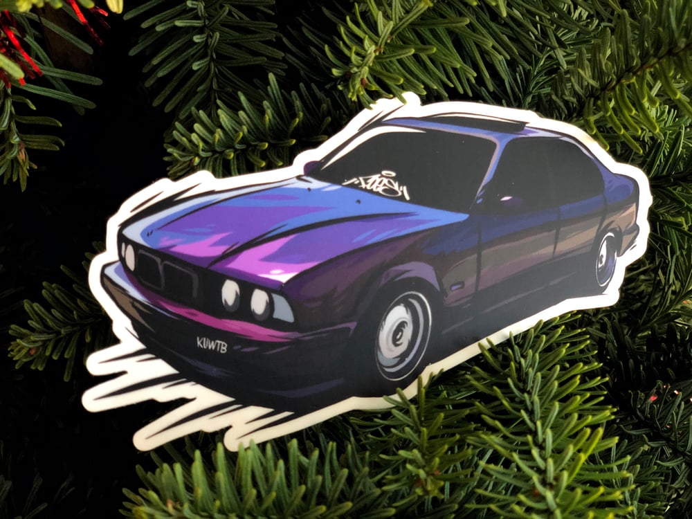 Image of KUWTB Legends E34 Diecut Sticker