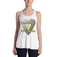 Image 1 of House Worldwide Flowy Racerback Tank in White