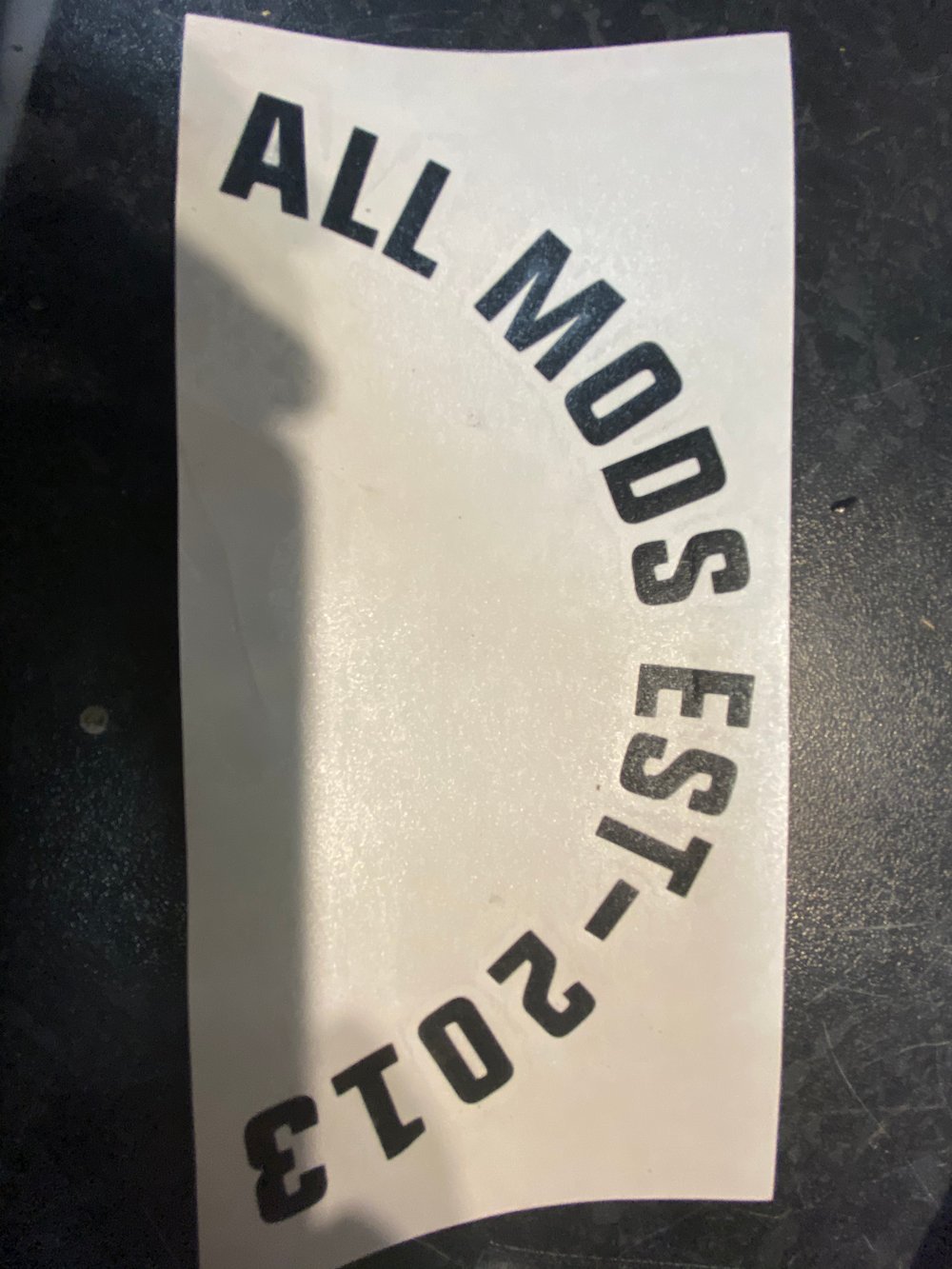 Arch Sticker               Multiple Colours 