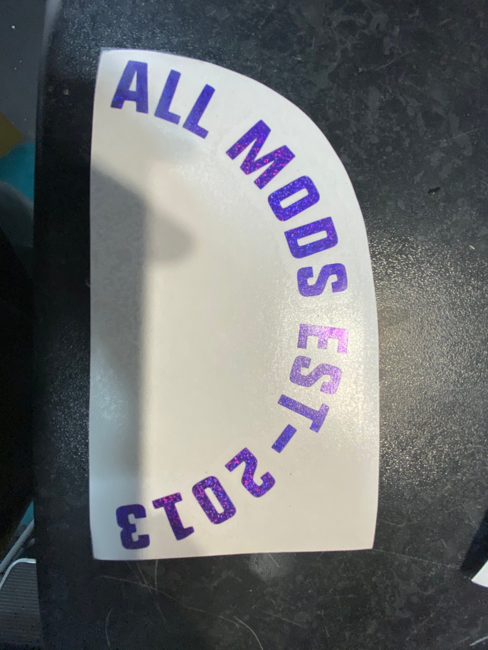 Arch Sticker               Multiple Colours 