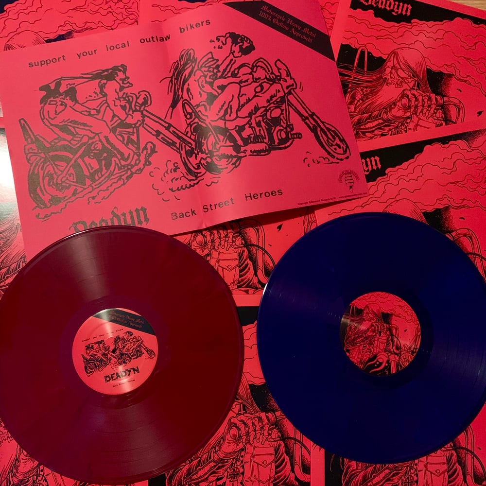 【最安値挑戦】 Distro Records Splattered — LP Heroes Backstreet - DEADYN 邦楽