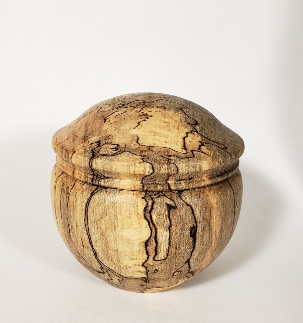 Image of Spalted Maple Lidded "Box"