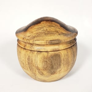 Image of Spalted Rainbow Poplar Lidded "Box"
