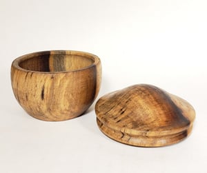 Image of Spalted Rainbow Poplar Lidded "Box"