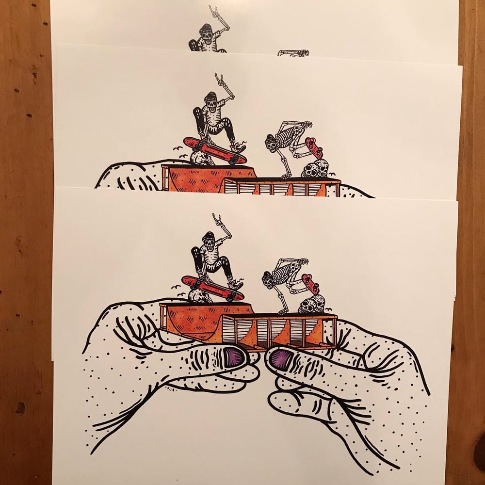 Image of ROLL YOUR SKULLZ PRINT