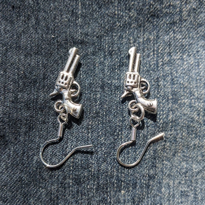 Image of Pistol Earrings 🤠