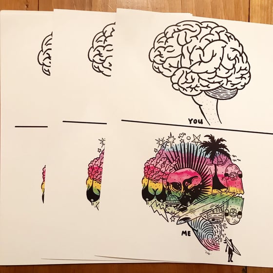 Image of RAD BRAINS PRINT