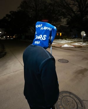 Image of Blue F hoodie