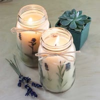 Large Candle Glass Jar 