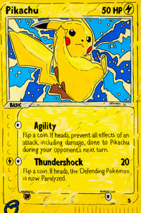 Image 1 of Pikachu Card 