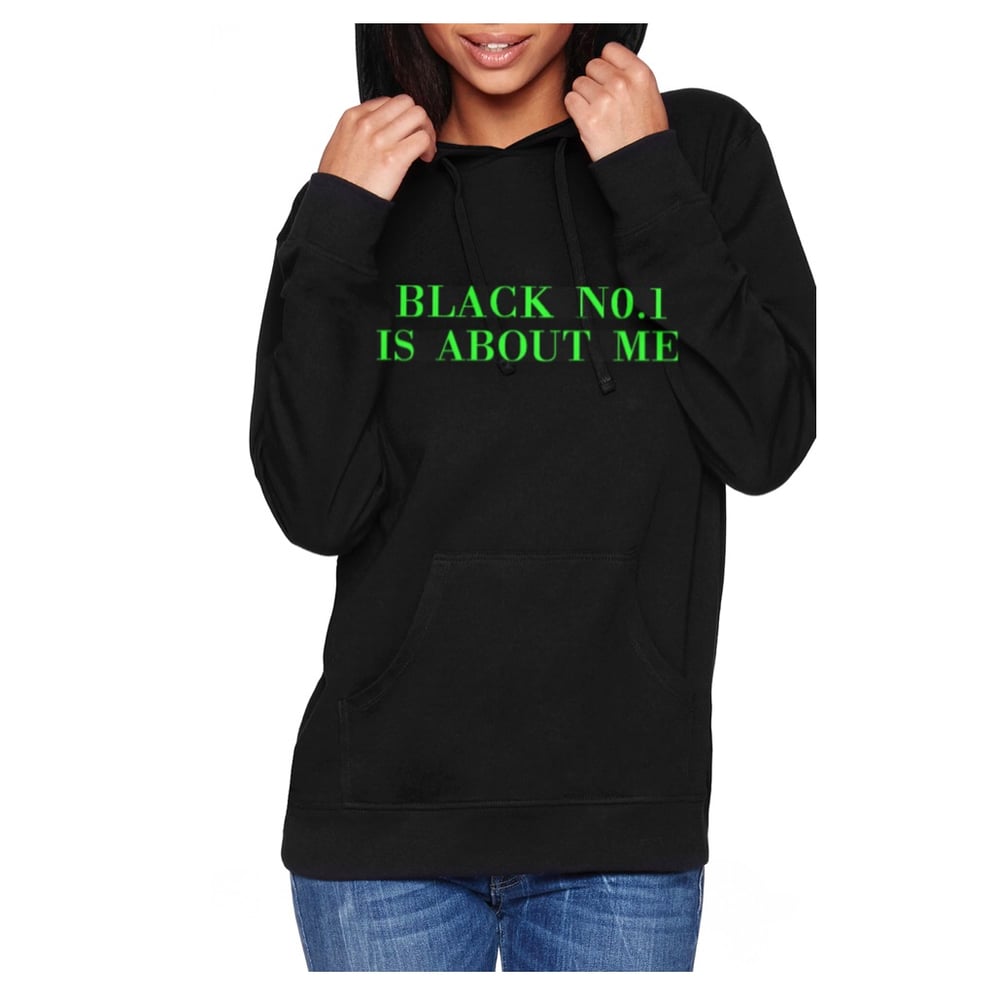 Black No.1 Green Unisex Pullover Hoodie 