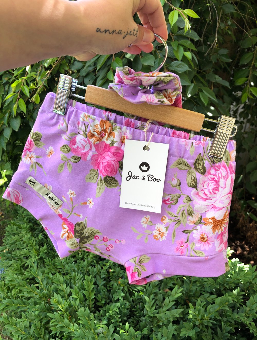 Image of Floral Booty Shorts - Preorder 