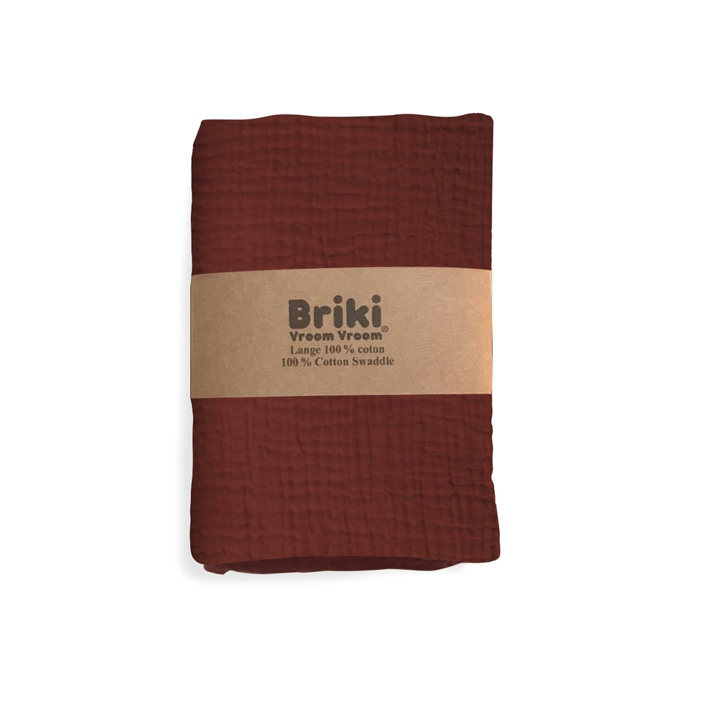 Image of Lange en coton rouille