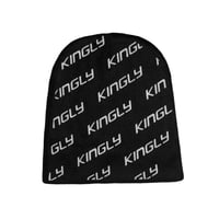 Image 1 of Kingly Reflective Beanie ✱ Black