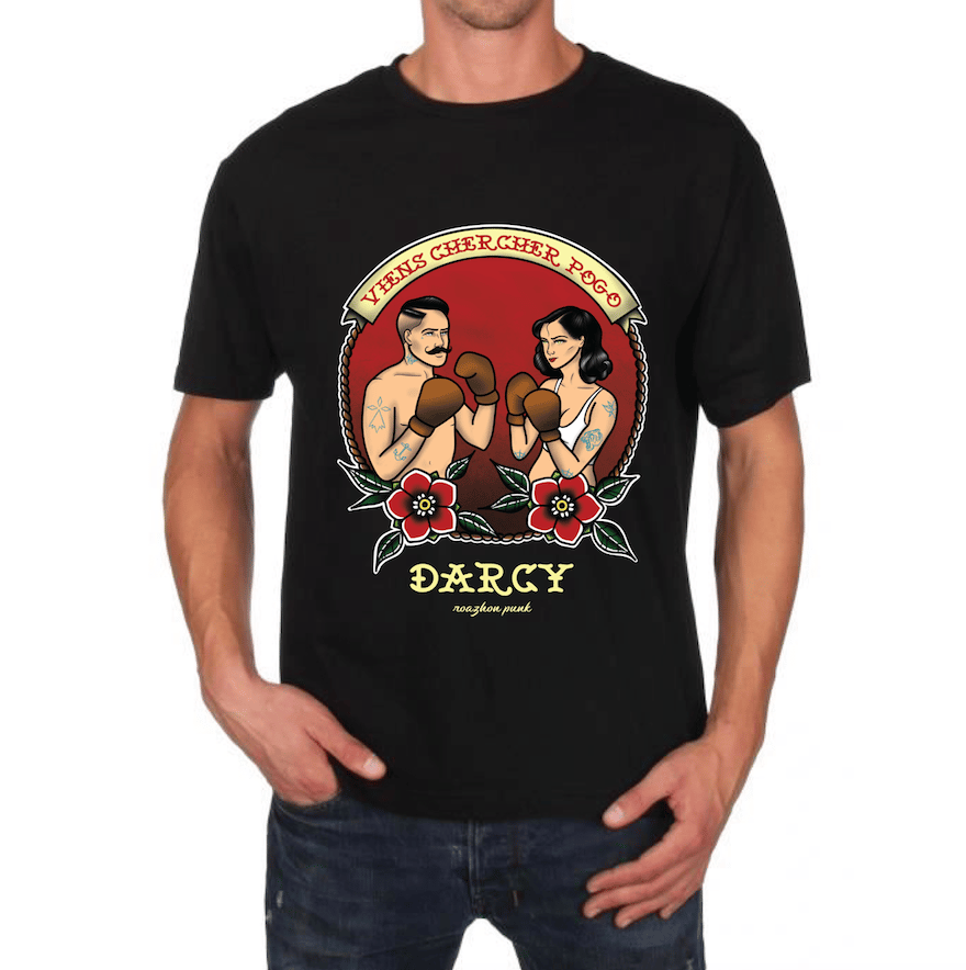 T-Shirt "Viens chercher pogo" modèle Homme / modèle Femme