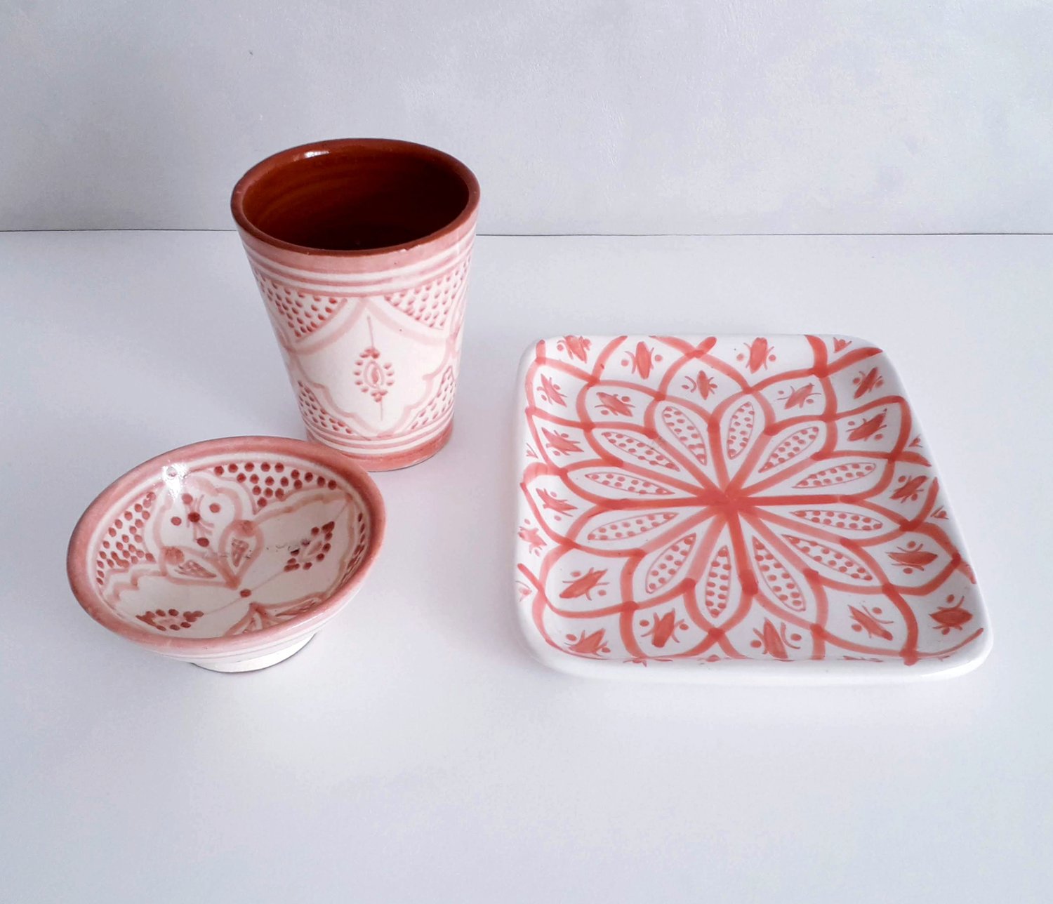 Image of CERAMIC TRAY - MOROCCAN PATTERNS