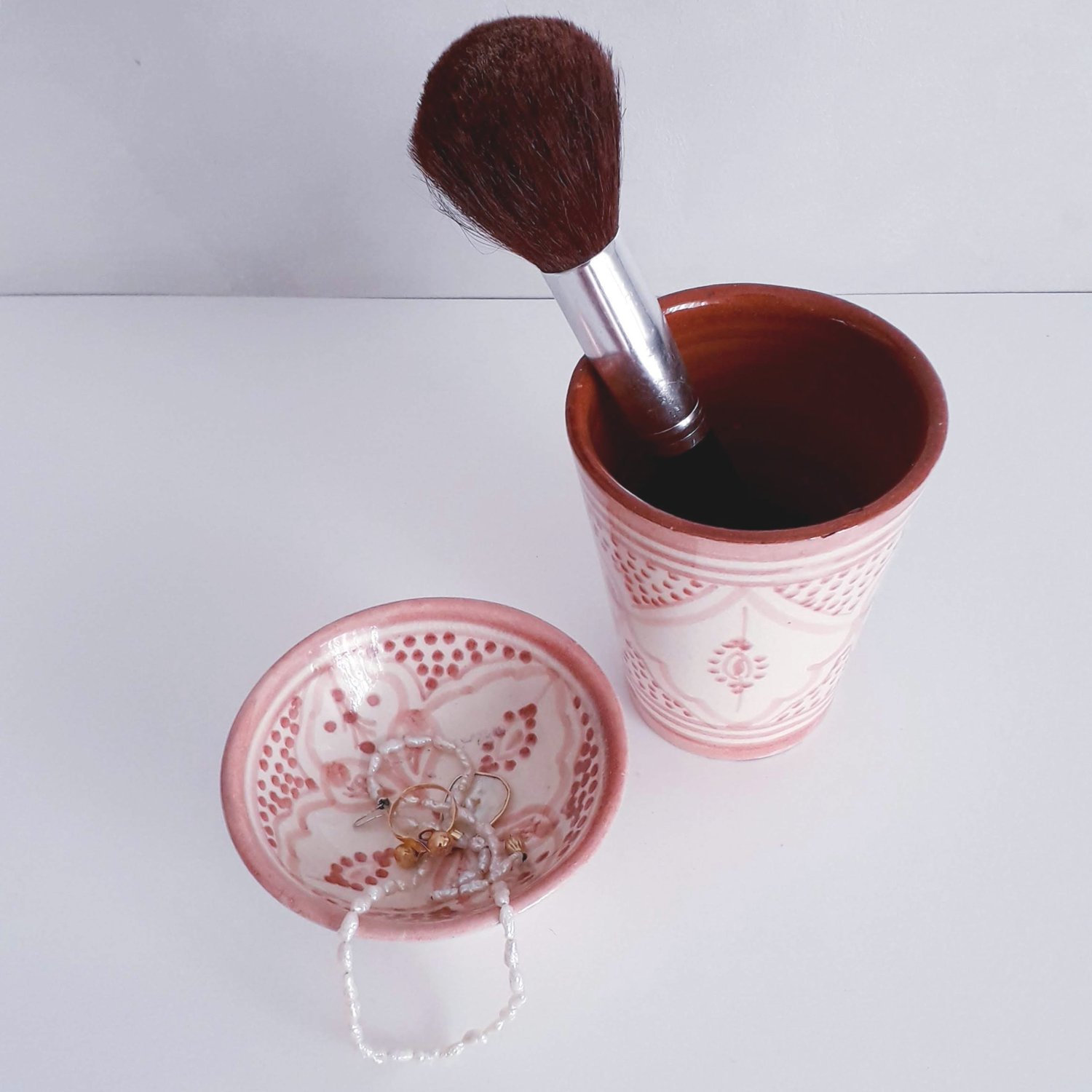 Image of CERAMIC SET - MOROCCAN PATTERNS