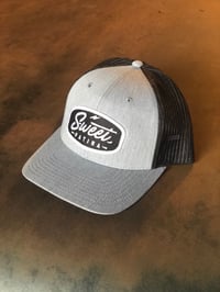 Image 2 of Heather Grey Bolt Patch Hat 
