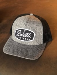 Image 2 of Heather Black on Black Patch Hat