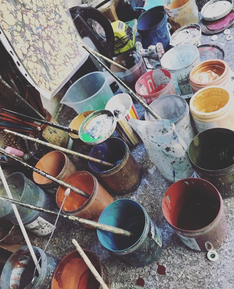 1-2-1 Marbling workshop in Wiltshire | Jemma Lewis Marbling and Design