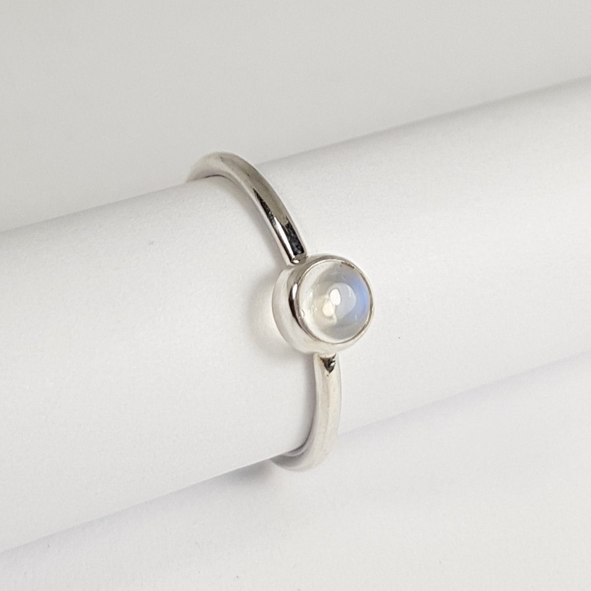 Image of Sterling Silver Moonstone Ring