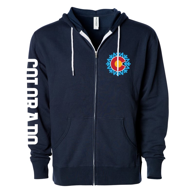 navy blue zip up