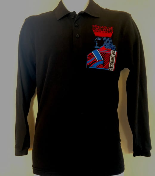 SPEAR OF DESTINY 'OEJ@35' Long Sleeved Embroidered Polo Shirt 
