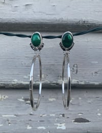 Image 1 of Malachite Hoops