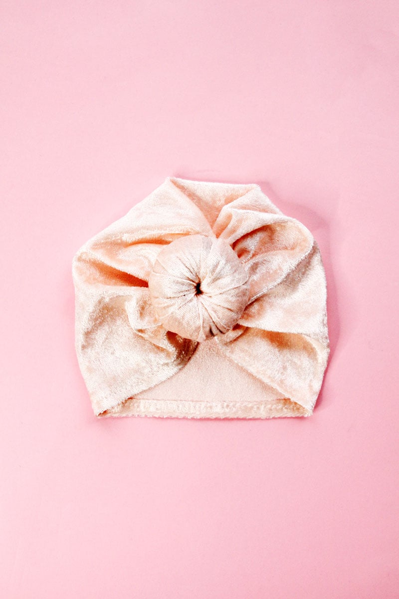 Image of Baby Top Knot Turban Style Headwrap Pattern
