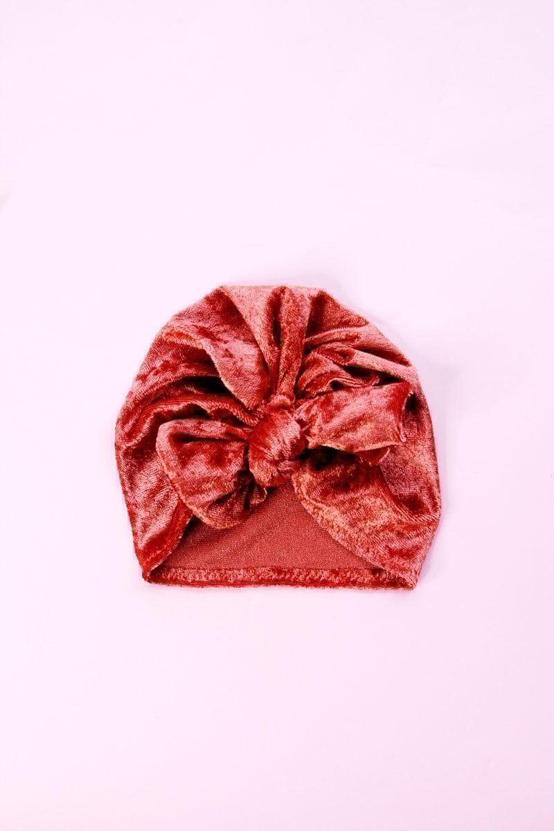 Image of Baby Top Knot Turban Style Headwrap Pattern