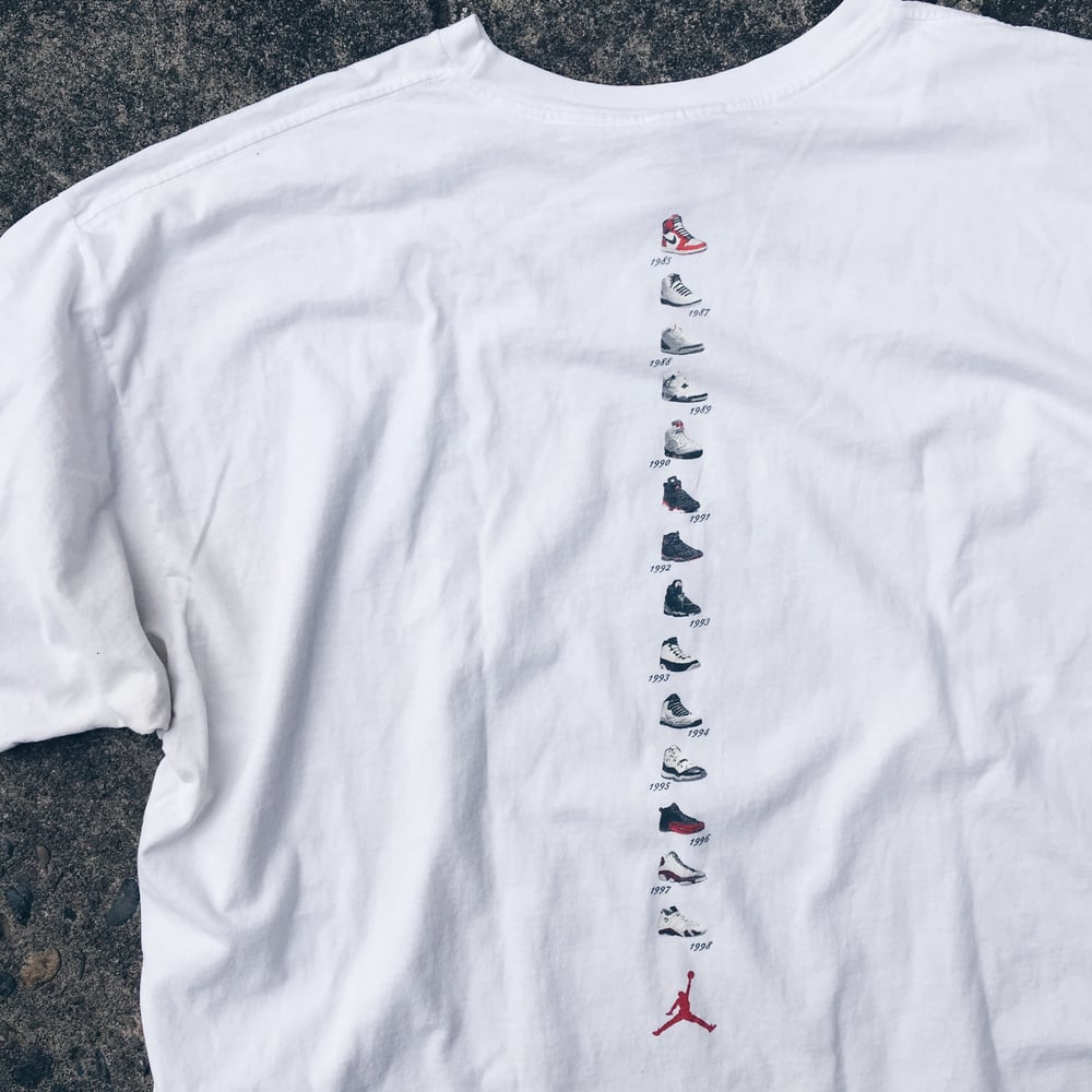 Image of Original 1998 Nike Air Jordan XIV Tee.