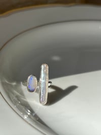 Image 1 of Biwa Perle und Opal Ring