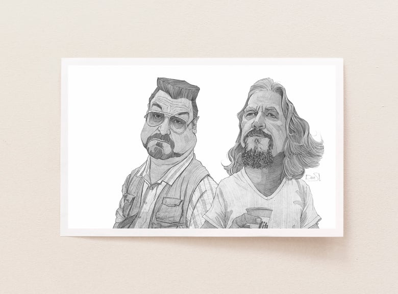 Image of The Big Lebowski illustration.