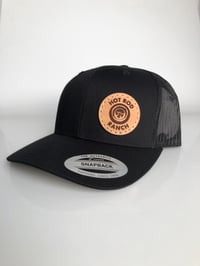 Black Circle Patch Hat