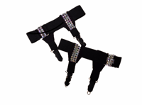 Image 2 of SHINING GARTERS BLACK 