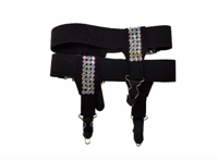 Image 3 of SHINING GARTERS BLACK 