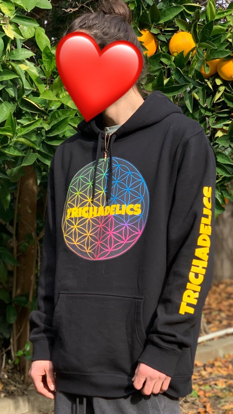 Image of Trichadelics hoodie #1 (BLACK)  *limited quantities available* 