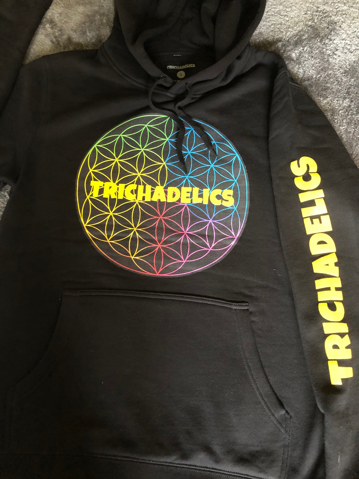 Image of Trichadelics hoodie #1 (BLACK)  *limited quantities available* 