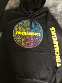 Image 5 of Trichadelics hoodie #1 (BLACK)  *limited quantities available* 