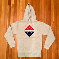 Image 1 of R/W/B Diamond Logo hoodie 