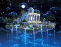 Mystical Sky Paradise! Paint by Diamonds! 30cm x 30cm