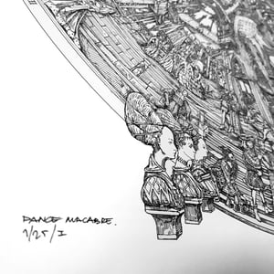 Image of GHOST DANCE MACABRE limited artprint