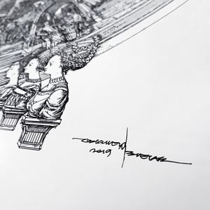 Image of GHOST DANCE MACABRE limited artprint