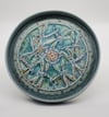 Handcarved Dragonfly Porcelain  Platter