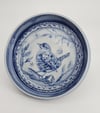Cobalt Wren Porcelain Rimmed Platter
